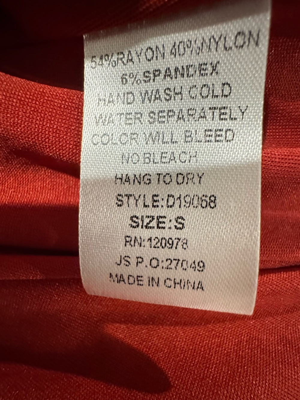 entro Brick Red Ruffled Mini Dress - Picture 6 of 6